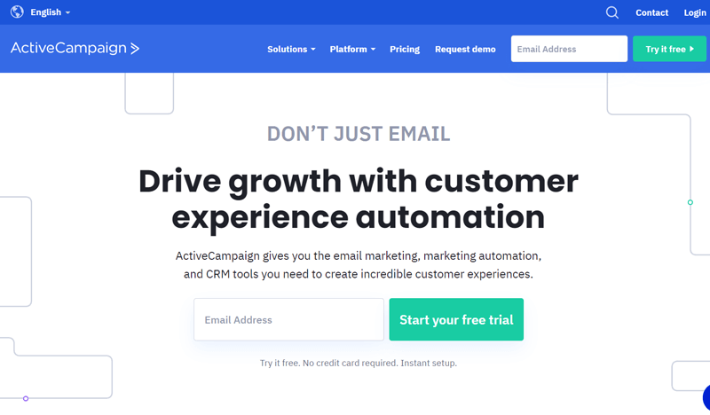 ActiveCampaign all in one marketing platforms ActiveCampaign all in one marketing platforms