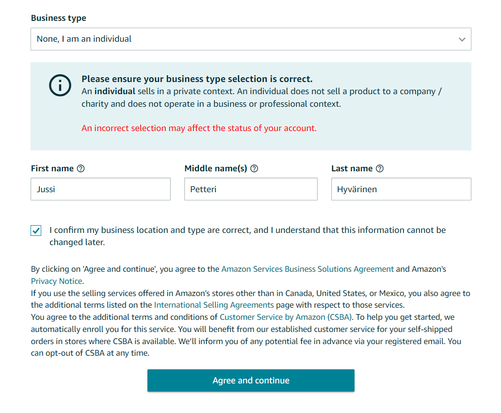 Amazon-seller-account-setup-business-type Amazon seller account setup business type