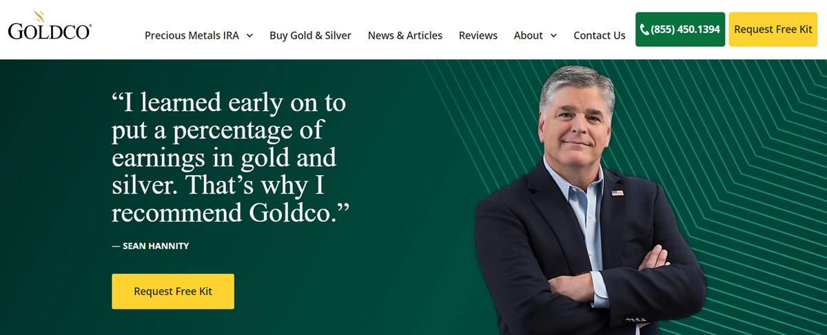 Goldco front page