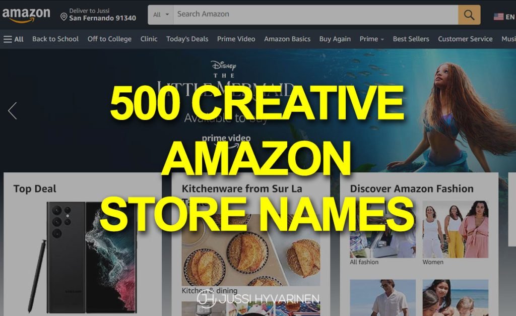 Amazon Store Names Ideas 500 Unique & Innovative Names