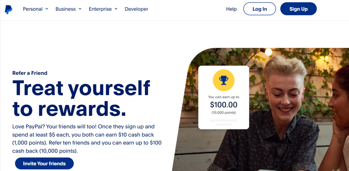 Paypal referral program Paypal referral program