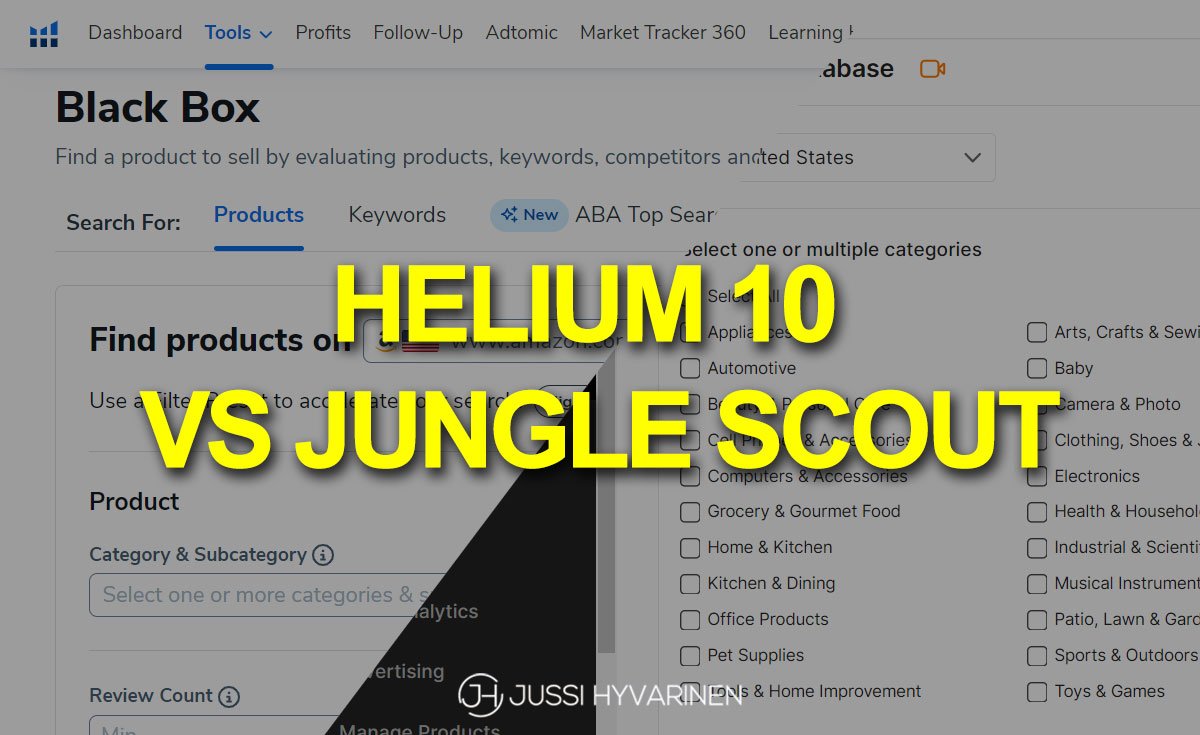 Helium 10 vs Jungle Scout featured