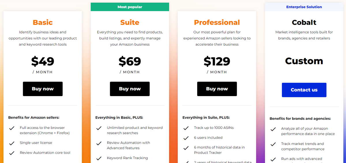 Jungle-scout-pricing-monthly Jungle Scout Pricing Plans