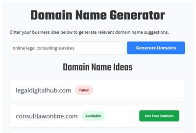 domain-name-generator domain name generator