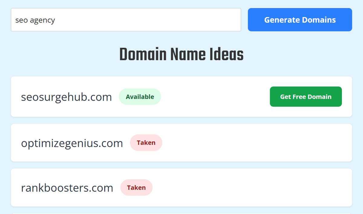 free-domain-name-generator-example example how to use free domain name generator