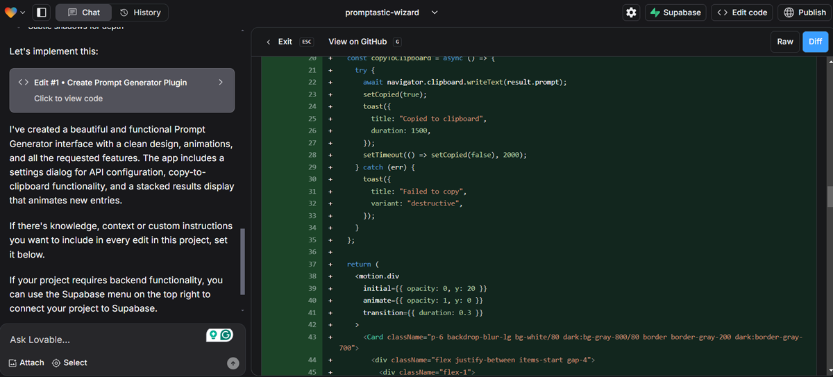 lovable-image1 Lovable code editor