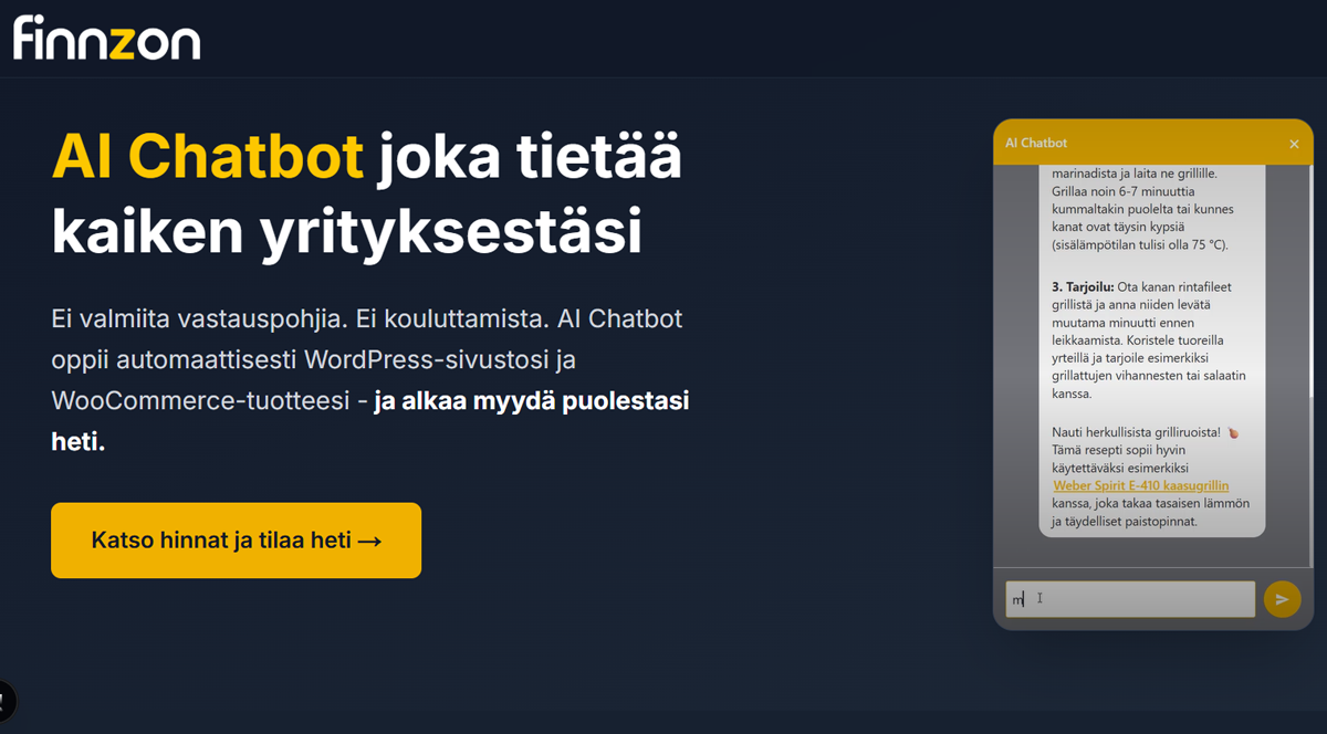 finnzon ai chatbot
