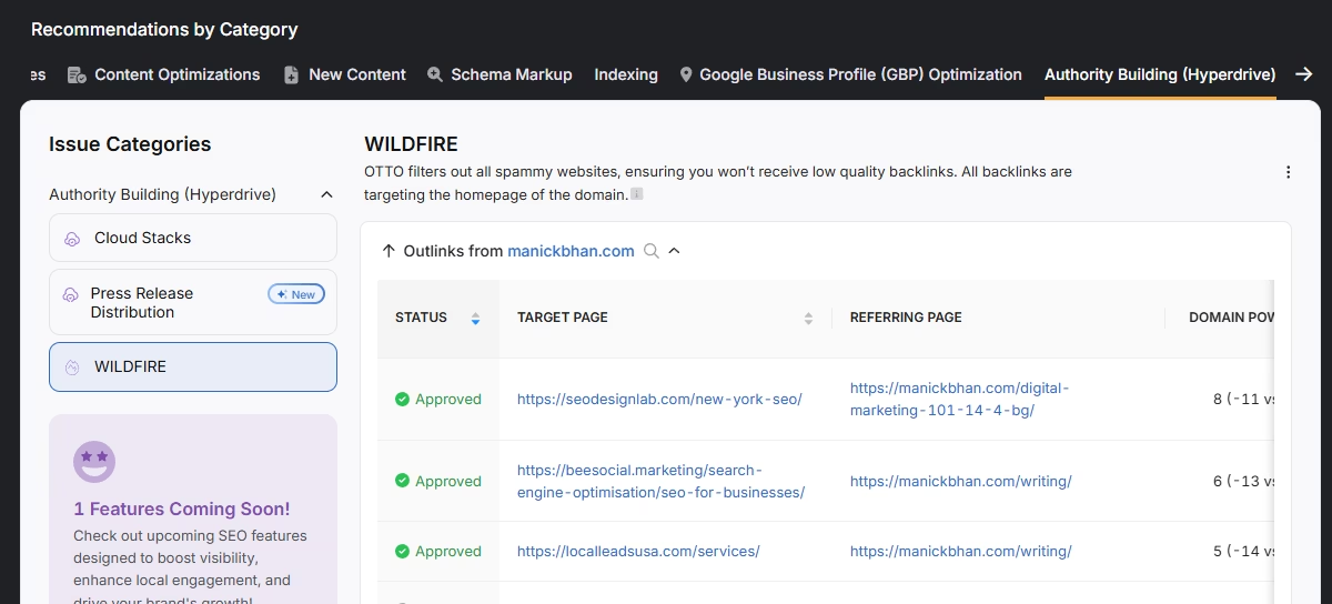 Automated Link Exchange Network